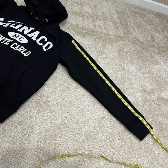 Monaco Monte Carlo Black Sweatshirt Hoodie Men Size XL New Hooded Gravitee NWT - Picture 5 of 15